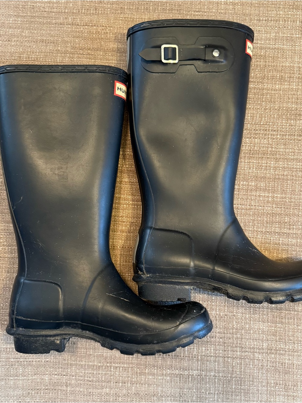 Hunter Original Black Tall Rain Boots